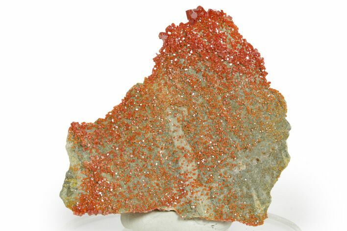 Glittering Ruby Red Vanadinite Crystals - Arizona #361603